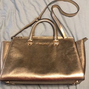 Metallic Gold Michael Kors bag